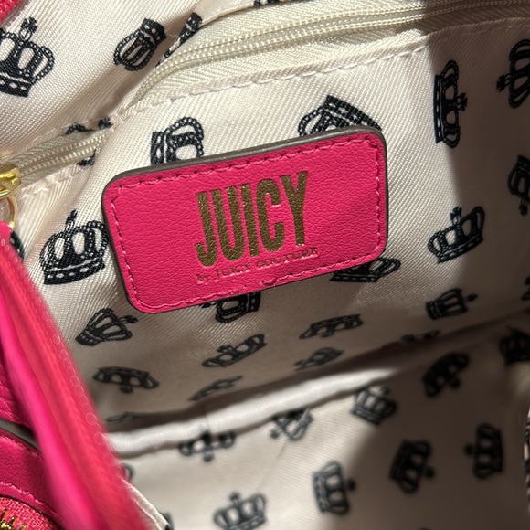 Like New Juicy Couture Hot Pink Bag Crossbody Purse - Picture 4 of 9